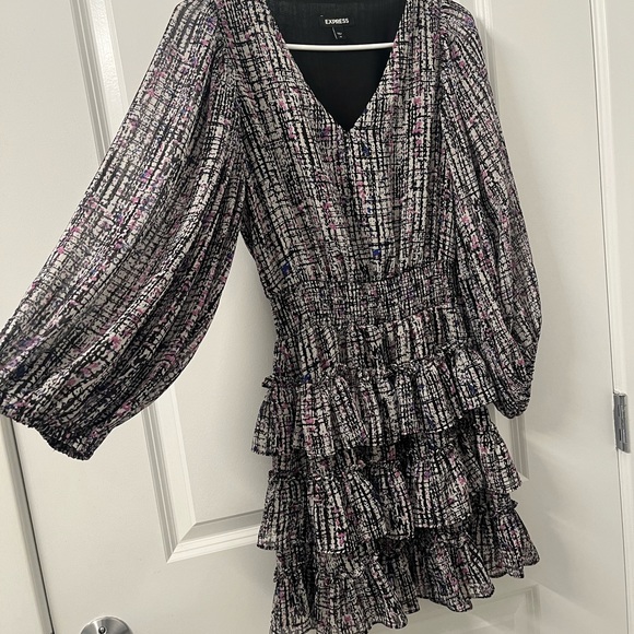 Express Ruffled Short Dress - Picture 3 of 5